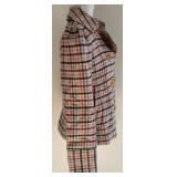 Adorable Marc Jacobs Plaid Tweed Jacket - Size M