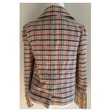 Adorable Marc Jacobs Plaid Tweed Jacket - Size M
