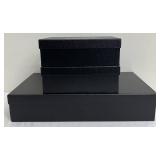 Chanel Boxes (Lot of 3) - Decor/Repurpose - Empty Display Boxes