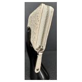 Coach Parchment Laser-Cut Large Accordion Wallet - 12 Card Slots