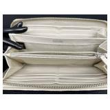 Coach Parchment Laser-Cut Large Accordion Wallet - 12 Card Slots