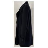 Steve by Searle for Saks Fifth Avenue - Navy Wool Pea Coat - Double-Breasted with Epaulets - Size 10
