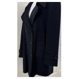 Steve by Searle for Saks Fifth Avenue - Navy Wool Pea Coat - Double-Breasted with Epaulets - Size 10