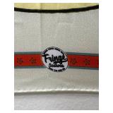 Fringe Star of the West Scarf - 35 x 35, Bone, New