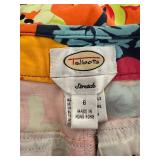Talbots Stretch Floral Pants - Size 6 - Women