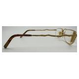 KATA Style 5 22K Gold GEP Eyeglasses 54-17-145 Engraved Temples