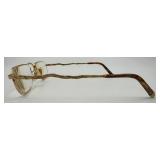 KATA Style 5 22K Gold GEP Eyeglasses 54-17-145 Engraved Temples