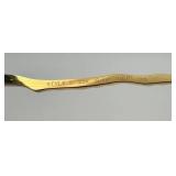 KATA Style 5 22K Gold GEP Eyeglasses 54-17-145 Engraved Temples