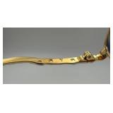 KATA Style 5 22K Gold GEP Eyeglasses 54-17-145 Engraved Temples