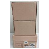 Prada Boxes (Lot of 3) - Decor/Repurpose Boxes, Sizes 12 in x 6 in x 4.25 in & 12 in x 7 in x 4.5 in