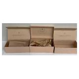 Prada Boxes (Lot of 3) - Decor/Repurpose Boxes, Sizes 12 in x 6 in x 4.25 in & 12 in x 7 in x 4.5 in