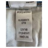 AGOLDE Parker Long Denim Shorts - Light Wash, Size 26, Distressed, 5-Pocket