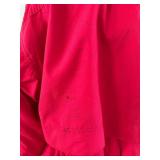 Vintage Parka Red with Black Faux Fur Trimmed Hood