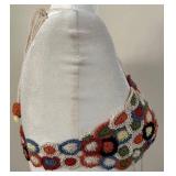 DOEN Circle Crochet Halter Bikini Top - Handmade in Peru, Size M