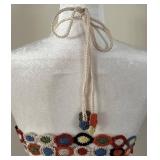 DOEN Circle Crochet Halter Bikini Top - Handmade in Peru, Size M