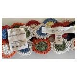 DOEN Circle Crochet Halter Bikini Top - Handmade in Peru, Size M
