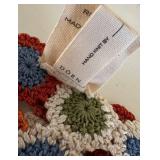 DOEN Circle Crochet Halter Bikini Top - Handmade in Peru, Size M