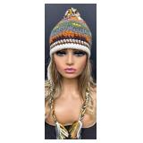 Nordstrom Knit Hat - 53% Wool 47% Acrylic - Made in Italy