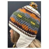 Nordstrom Knit Hat - 53% Wool 47% Acrylic - Made in Italy