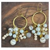 Magnolia Collection Whisper Beaded Chandelier Earrings