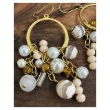 Magnolia Collection Whisper Beaded Chandelier Earrings