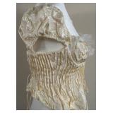 for Love & Lemons Satin Lace Corset Top - Ivory - Size S