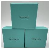 TIFFANY & CO. Gift Box Turquoise Set (Lot of 4)