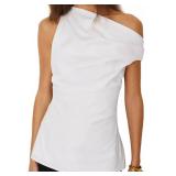 Reformation Dessa Top - Bright White - Size 4 - New with Tags