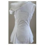 Reformation Dessa Top - Bright White - Size 4 - New with Tags