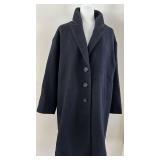 Madewell Bergen Cocoon Coat - Black (L)