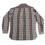 Guideboat Co. Indigo Bleeder Madras Shirt - XL - NEW!