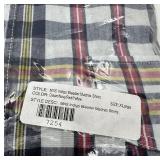 Guideboat Co. Indigo Bleeder Madras Shirt - XL - NEW!