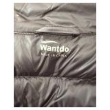 Wantdo Black Lightweight Puffer Coat - US L