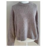 Abercrombie & Fitch Knit Sweater - Size M - Taupe