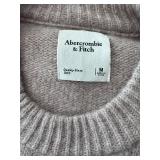 Abercrombie & Fitch Knit Sweater - Size M - Taupe