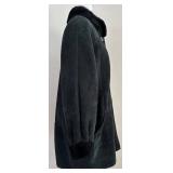 Ribnick Furs Black Shearling Coat - Size L