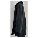 Ribnick Furs Black Shearling Coat - Size L