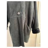 Ribnick Furs Black Shearling Coat - Size L