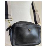 Madewell MA970 Crossbody Leather Bag - Black