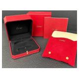 Cartier Love Box Set & Booklet with Additional Red Pouch - No Jewelry Included - For Decor or Repurposing!