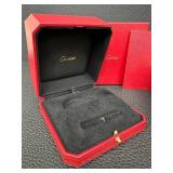 Cartier Love Box Set & Booklet with Additional Red Pouch - No Jewelry Included - For Decor or Repurposing!