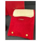 Cartier Love Box Set & Booklet with Additional Red Pouch - No Jewelry Included - For Decor or Repurposing!