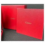 Cartier Love Box Set & Booklet with Additional Red Pouch - No Jewelry Included - For Decor or Repurposing!