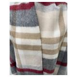 Marchbrae 100% Lambswool Plaid Shawl Scarf
