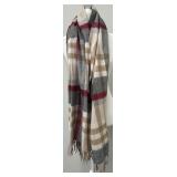 Marchbrae 100% Lambswool Plaid Shawl Scarf
