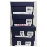 Oscar de la Renta Boxes (Lot of 4) - Empty Navy Blue Decorative Boxes - For Decor or Repurposing!