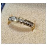 14K Gold Diamond Ring