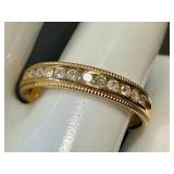 14K Gold Diamond Ring