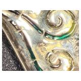 Sterling Silver Butterfly Marcasite Brooch Pendant