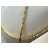 14K Gold Chain - 20 Inch Box Chain